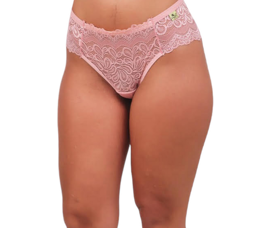 Kit 5 Calcinhas Caleçon Renda de Qualidade -Mylla Lingerie