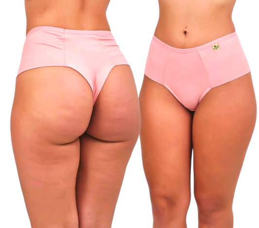 Kit 5 Calcinhas Fio Duplo Microfibra - Laterais duplas Largas - Modeladora - Mylla Lingerie
