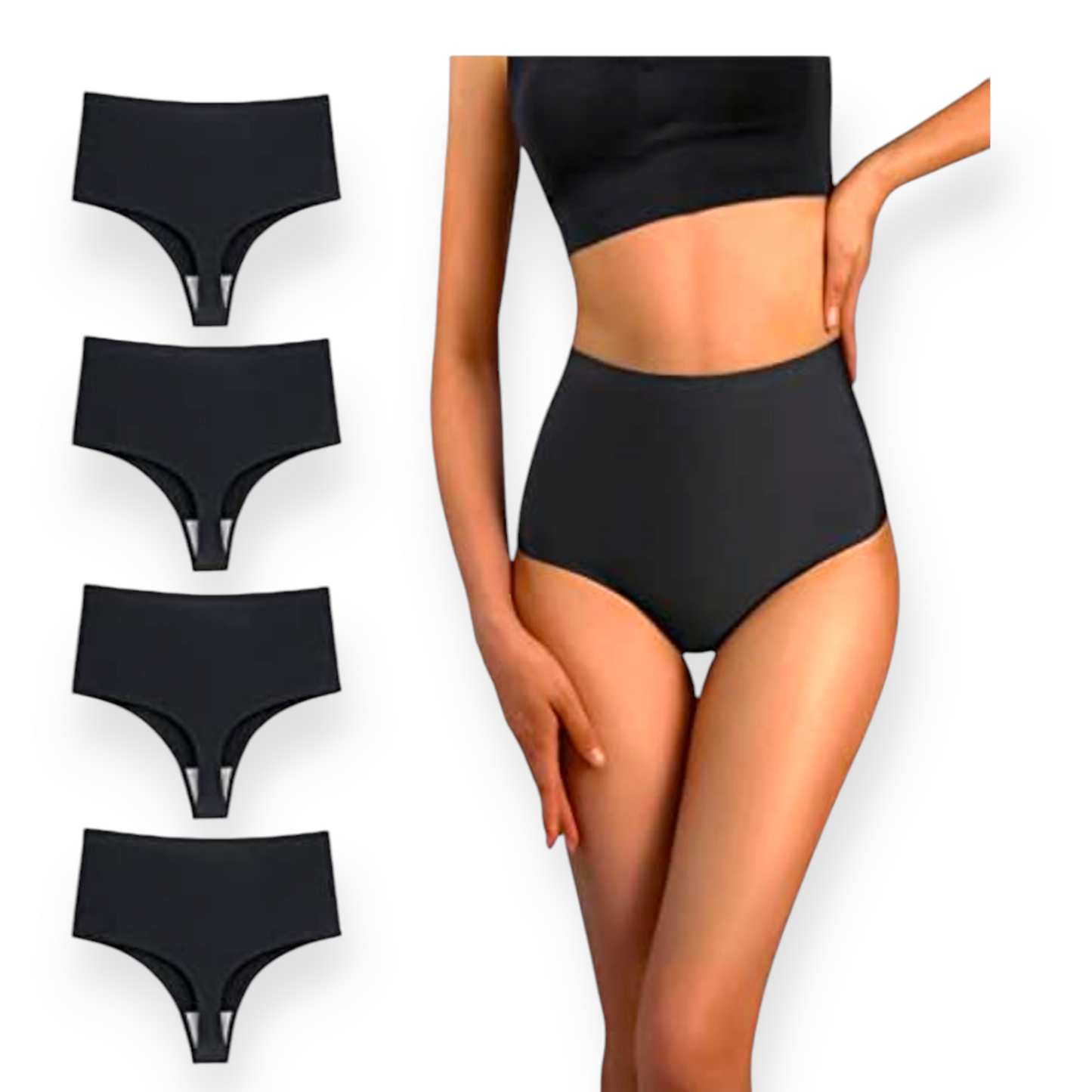 Tanga Fio Dental de Algodão: Feminina, Qualidade e Consciência Ecológica Kit com 6-M