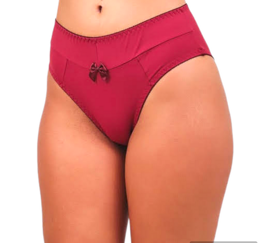 Kit 3 Calcinhas de Microfibra com Cós Alto | Mylla Lingerie