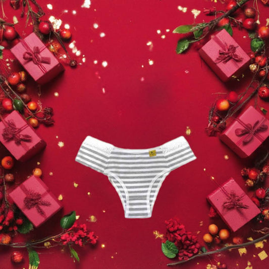 6 Peças de Conforto e Elegância: Calcinhas de Algodão com Renda e Pala Dupla - Mylla Lingerie