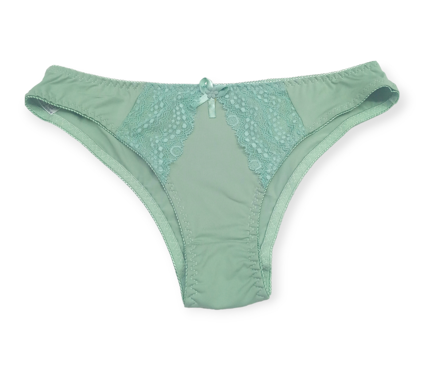 Kit de 10 Calcinhas Microfibra Feminina Estilo Biquíni Elegante com Toque de Renda