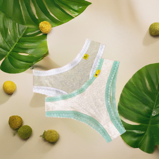 Kit Conforto Sustentável: 6 Calcinhas de Algodão - Mylla Lingerie