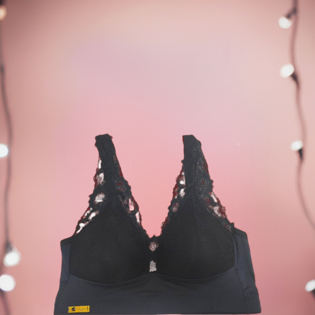 Eleve seu Look: Sutiã de Renda com Bojo Soft e Acabamento Perfeito - Mylla Lingerie
