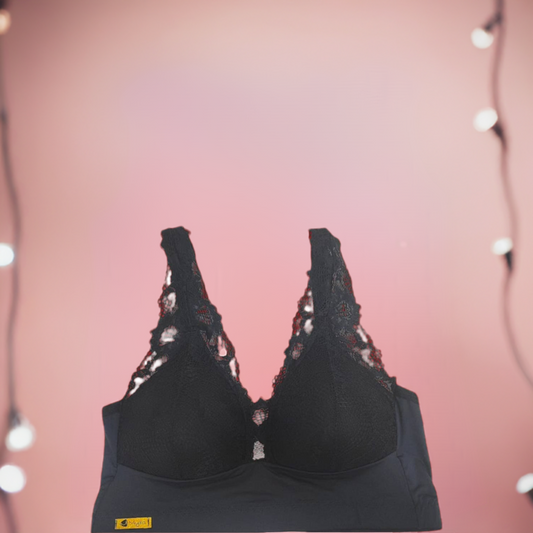 Eleve seu Look: Sutiã de Renda com Bojo Soft e Acabamento Perfeito - Mylla Lingerie