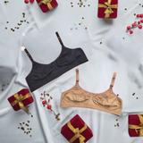 Kit com 2 Sutiãs de Algodão Sustentável: Alças Mais Fortes, Conforto Garantido - Mylla Lingerie