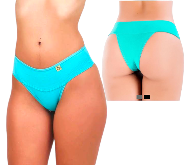 6 Calcinhas Feminina Pala Alta Mylla Lingerie