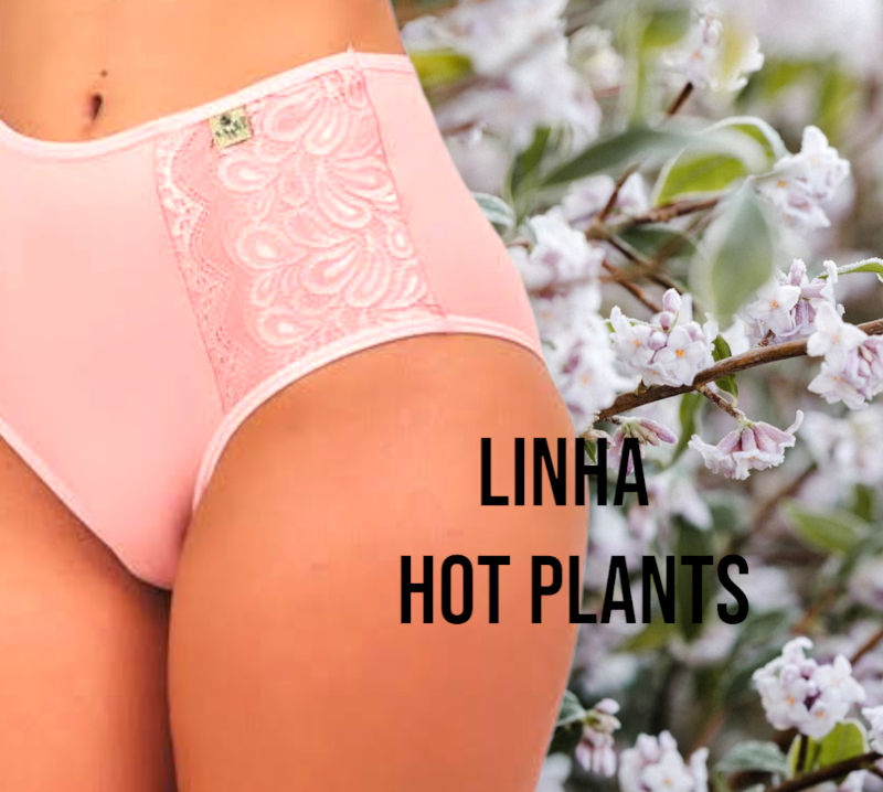 Kit 5 calcinhas Hot Pants Plus Size Feminina: Elegância Reforçada em Poliamida e Renda | Mylla Lingerie