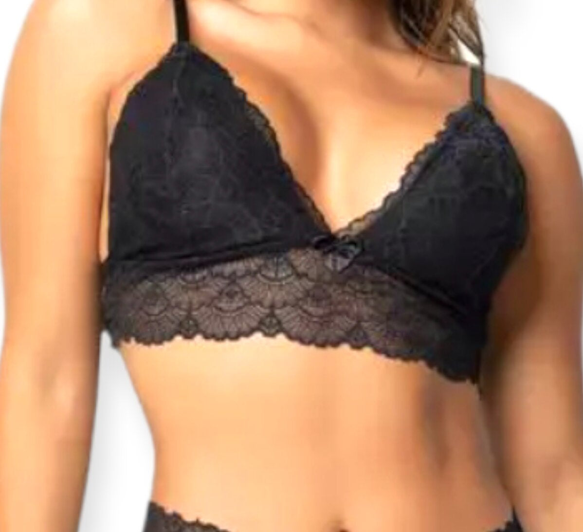 Cropped de Renda Sem Bojo - Estilo e Versatilidade | Mylla Lingerie