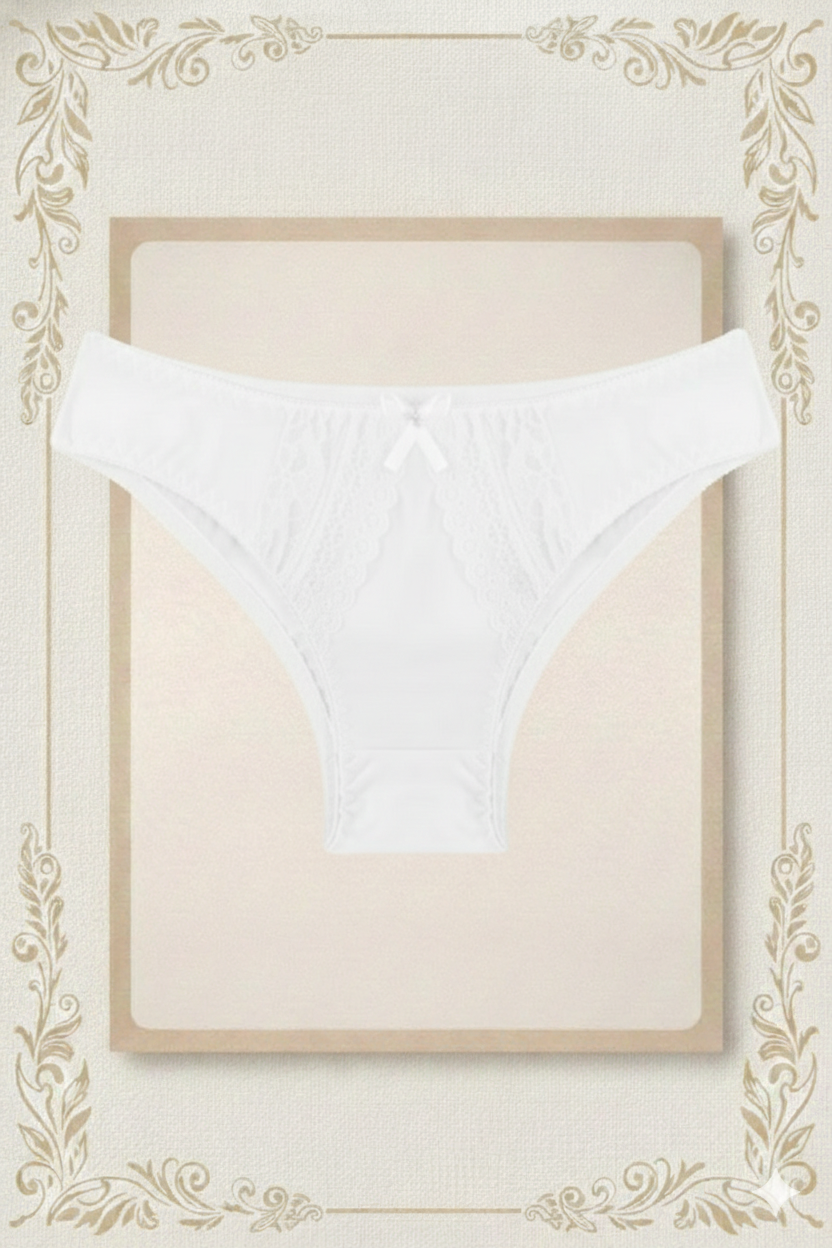 Combo Lingerie de Algodão Sustentável – Sutiã + 2 Calcinhas