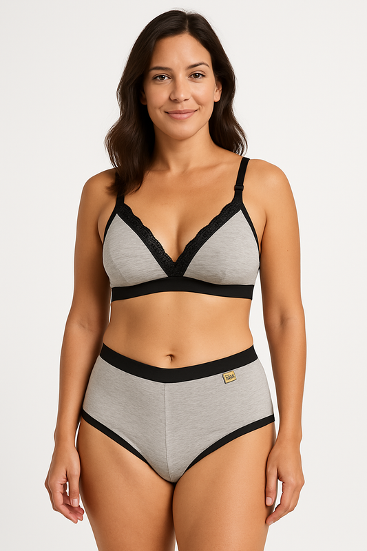 Conjunto de Calcinhas e Sutiã com Renda – Conforto e Delicadeza