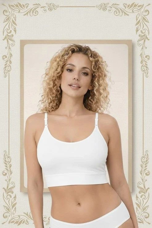 Combo Kit 2 Tops de Algodão Feminino Confortável – Moda Íntima Sustentável