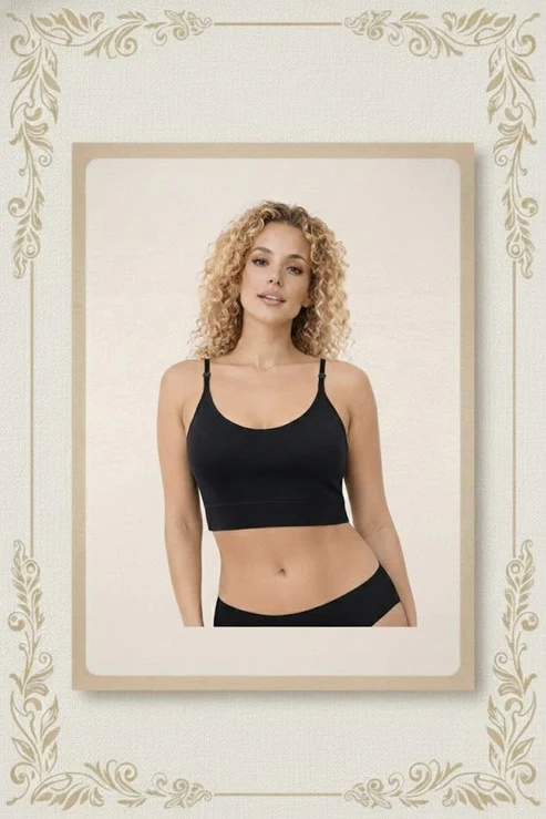 Combo Kit 2 Tops de Algodão Feminino Confortável – Moda Íntima Sustentável
