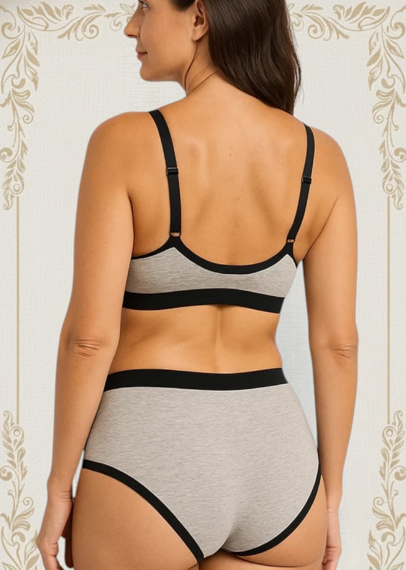 Conjunto de Calcinhas e Sutiã com Renda – Conforto e Delicadeza