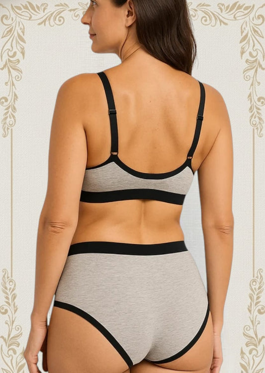 Conjunto de Calcinhas e Sutiã com Renda – Conforto e Delicadeza