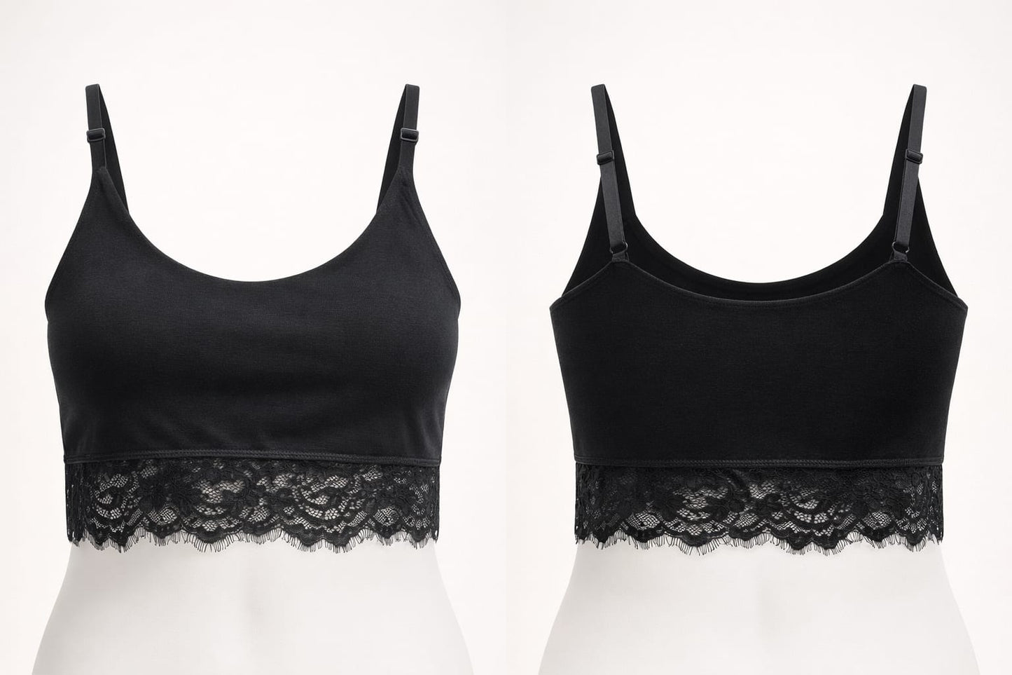 Top Feminino de Algodão com Alça Regulável | Duplo Forro | Com ou Sem Renda | Conforto Diário