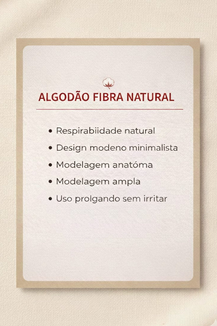 Sutiã Top Algodão Essential - Decote em V e Alças Ajustáveis