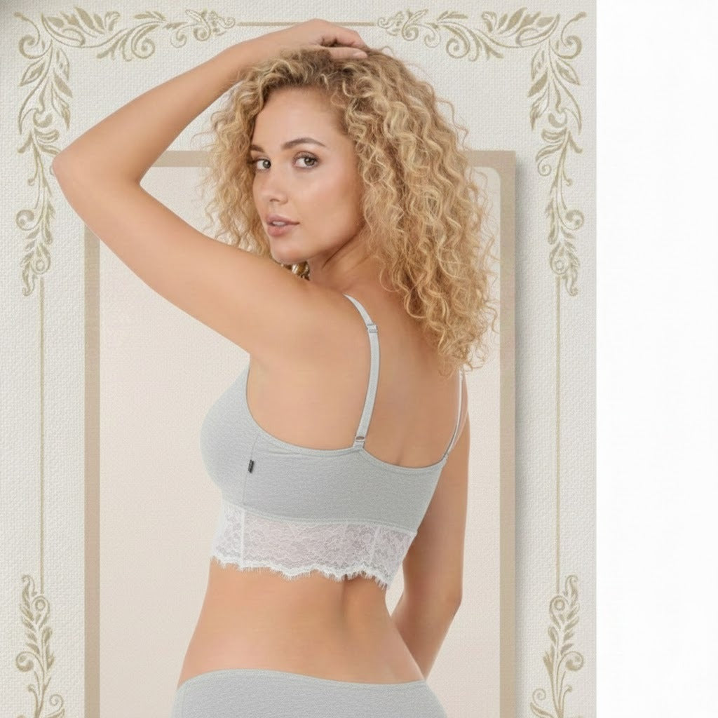 Top Feminino de Algodão com Alça Regulável | Duplo Forro | Com ou Sem Renda | Conforto Diário