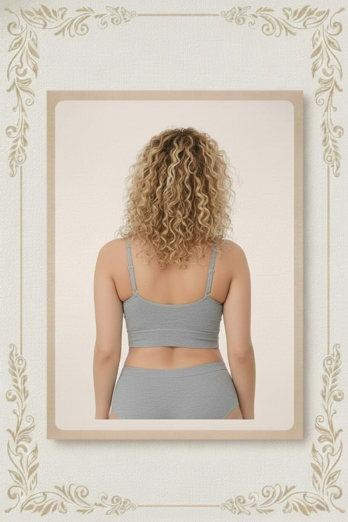 Top Crop Feminino de Algodão Reforçado Mylla Lingerie | Respirável, Confort Fit e Sustentação Leve