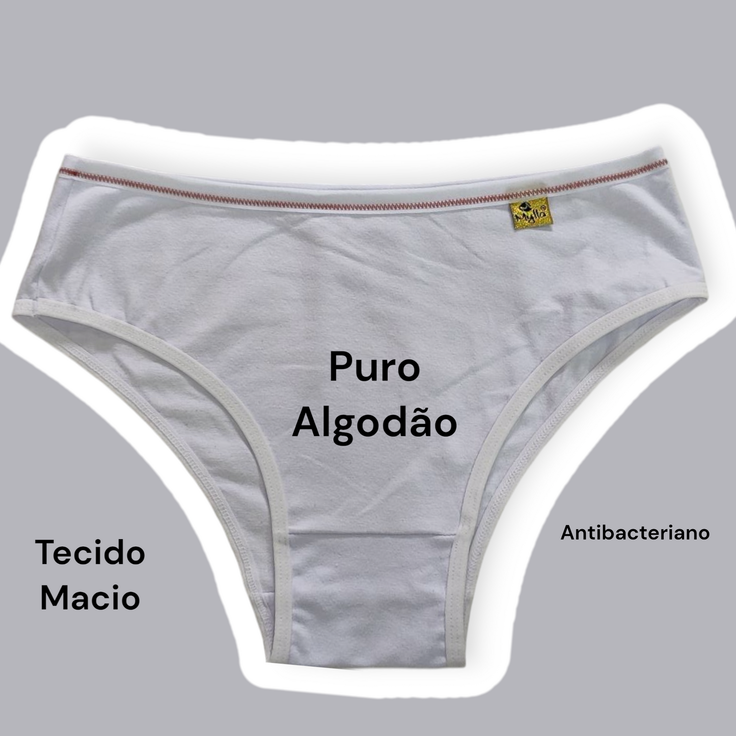 Kit com 2 Calcinhas de Algodão