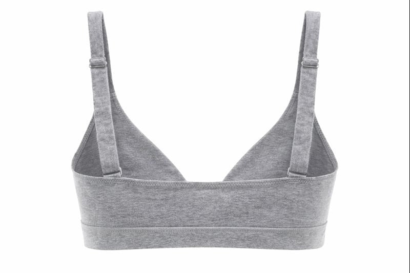 Sutiã Top Algodão Essential - Decote em V e Alças Ajustáveis