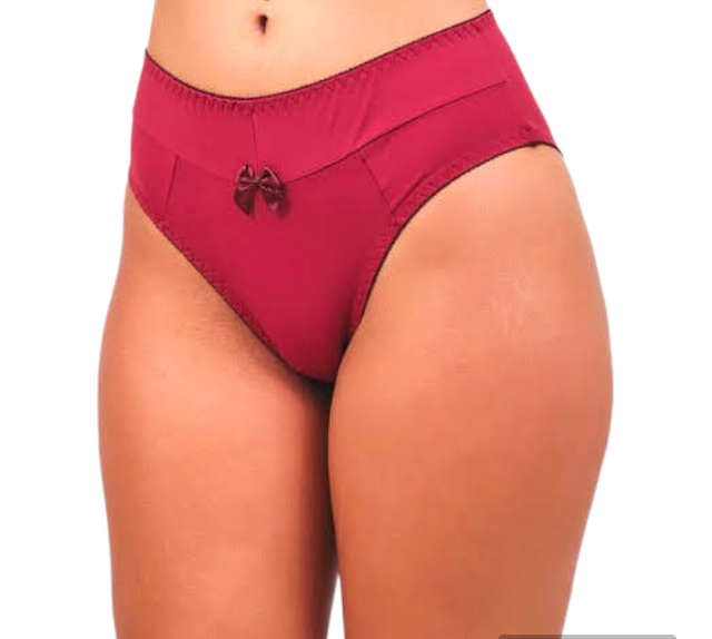 Kit 3 Calcinhas de Microfibra com Cós Alto | Mylla Lingerie