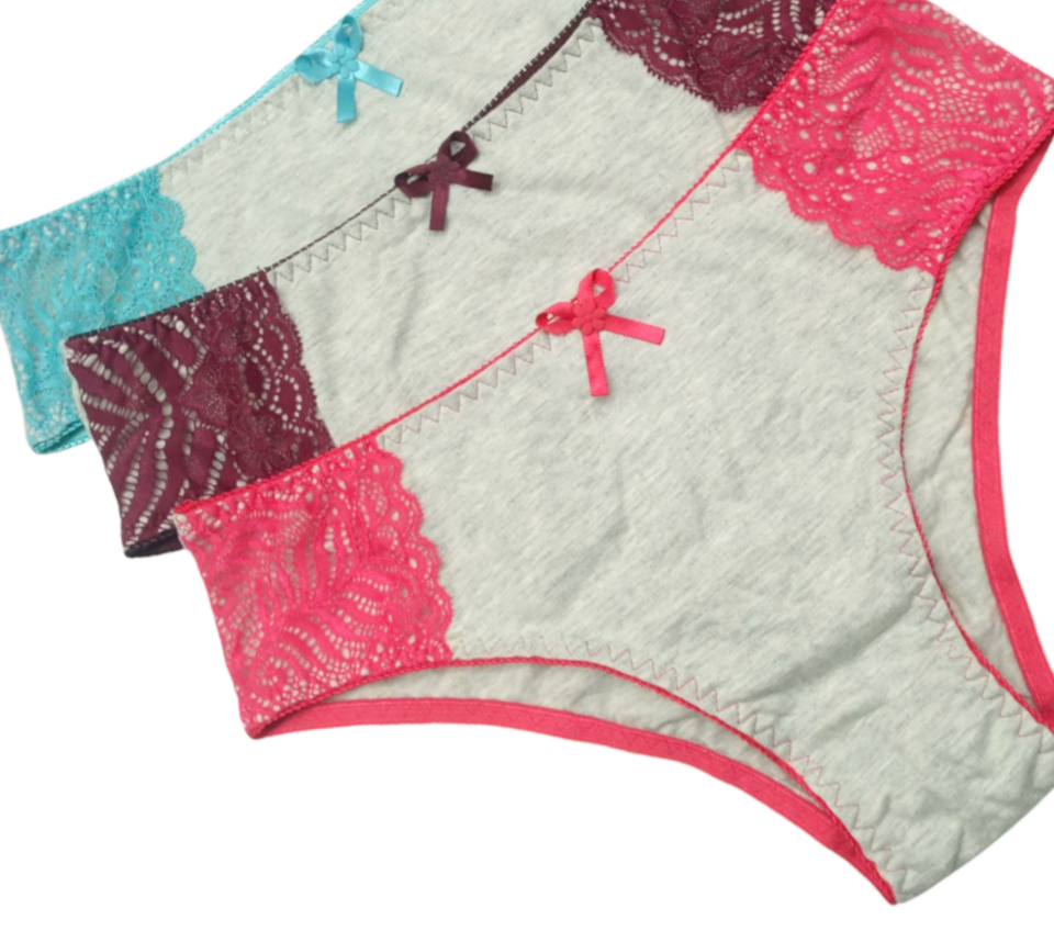 Kit 9 Calcinhas de Algodão - Plus Size Mylla Lingerie - Tamanhos Generosos